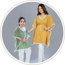 Mother daughter nightwear